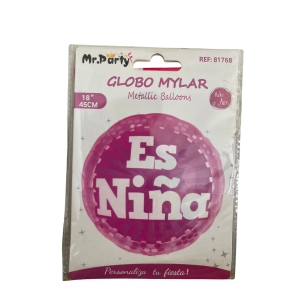Globo baby shower niña (45CM)