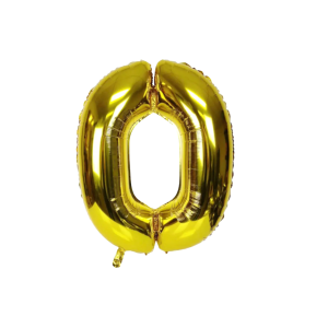 GLOBO FOIL 32 PULG DORADO CERO MP