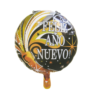 GLOBO FOIL FELIZ AÑO NUEVO