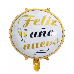 GLOBO FOIL FELIZ AÑO NUEVO