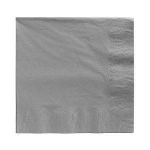 SERVILLETA PLATA 33X33 20 UNID GLAM