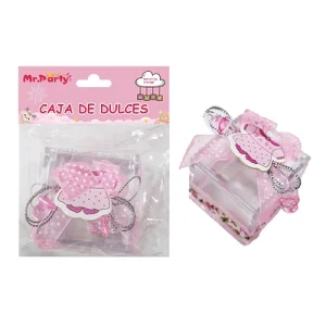 RECUERDO BABY SHOWER ROSADO MR PARTY