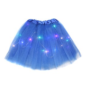 FALDA TUTU LED AZUL FESTY