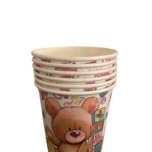 Vaso polipapel baby shower 6 unidades