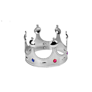CORONA REY CIRCULO PLATEADO MPA