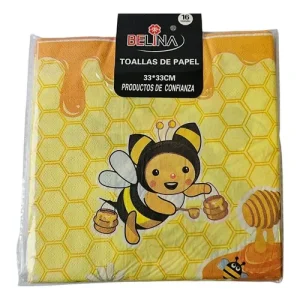 SERVILLETA ABEJITA 16 UNID BELINA