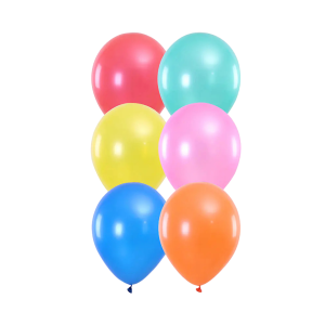 GLOBO METAL 23CM SURTIDO 50 UNID MP