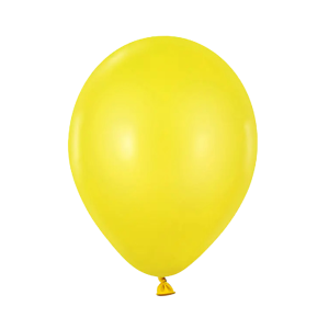 GLOBO LISO 25CM AMARILLO 50 UNID MP