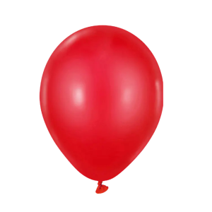 GLOBO LISO 25CM ROJO 50 UNID MP