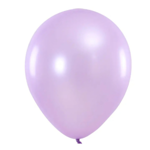 GLOBO METAL  23CM LILA 25 UNID BE