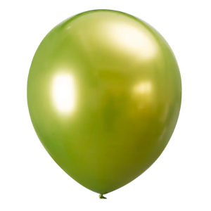 GLOBO 15CM METALIZADO LIMA 25 UNID BE