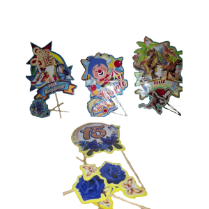 Toppers artesanales personajes