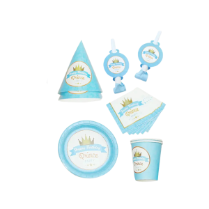 SET DE CUMPLE PRINCE 30 PCS MR PARTY