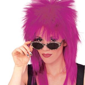 Peluca neón shag wig