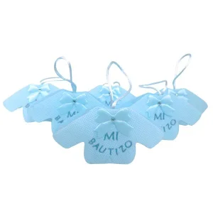 BAUTIZO RECUERDO CANASTO CAMISA  X6 PART