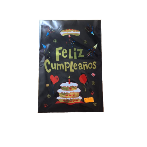 BOLSA DULCE FC 17X25CM NEGRA 10 UNID MPA