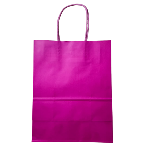 BOLSA DE PAPEL FUCSIA 21X27 MPA