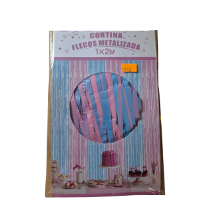 CORTINA CELESTE ROSADO MR PARTY