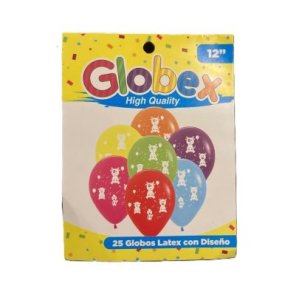 GLOBO LATEX R12 ANIMALITOS X12 BINGIN