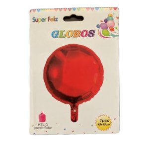 GLOBO FOIL REDONDO 45X45 SFELIZ