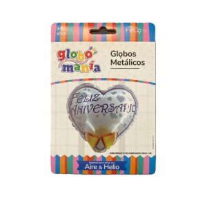 GLOBO FOIL FELIZ ANIVERSARIO AZUL FESTY