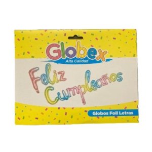 GLOBO FOIL FC MIX COLORES CURSIVA B