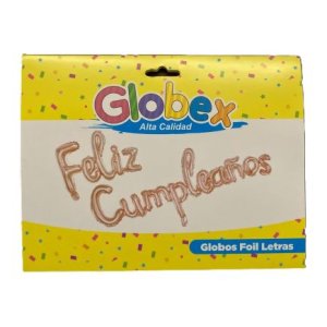 GLOBO FOIL FC ROSE GOLD CURSIVA B