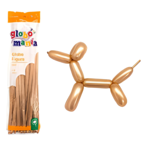GLOBO FIGURA ROSE GOLD X 25 FESTY
