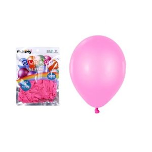 GLOBO LISO 25CM ROSADA  50 UNID MP