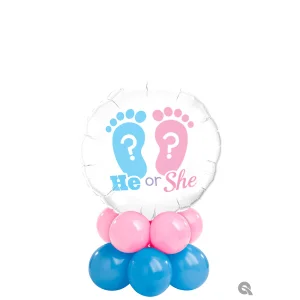 SET GLOBO FOIL BABY SHOWER 6 PIEZAS