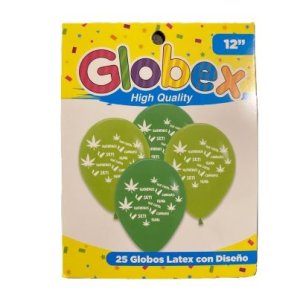 GLOBO CANNABIS R12 X25 BLINGIN