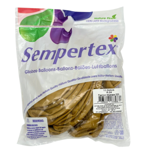 Globos color mostaza 25 unidades (R12)