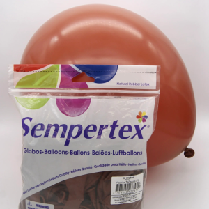 Globos 50 unidades color terracota (R12)