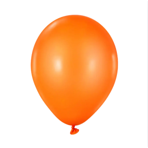 GLOBO LISO 25CM NARANJA 50 UNID MP