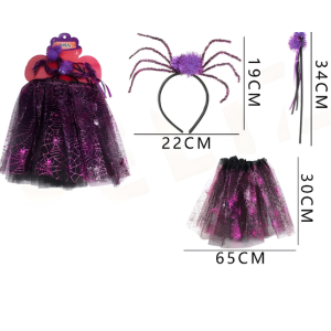 HALLOWEEN SET TUTU ARANITA GFELIZ
