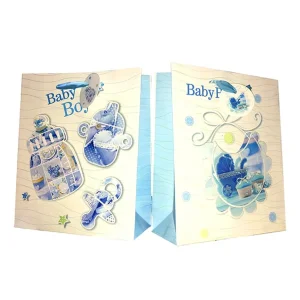 BOLSA DE REGALO BABY BOY 3D GLITTER