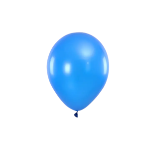 GLOBO  METAL 25CM AZUL 50 UNID MP