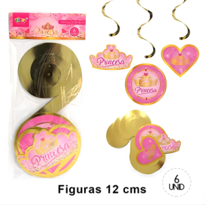 DECO COLGANTE PRINCESA GOLDEN VIERI
