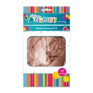 GLOBO CHROME R12 ROSA GOLD 12 UID BIG PARTY