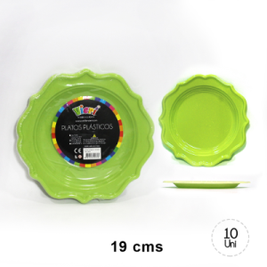 PLATOS PLAST ROMANTIC LIMA X 10 VIERI