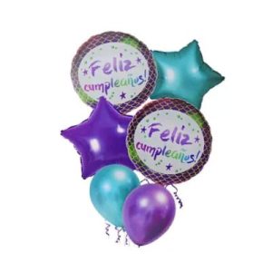 Set globos feliz cumpleaños (6PCS)