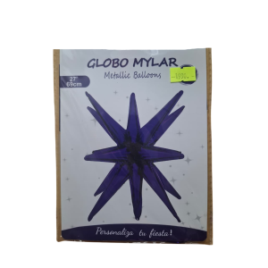 Globo foil puntas morado (69CM)
