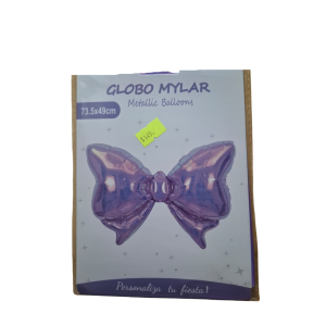 Globo foil corbatín lila (73CM)