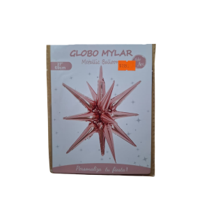 GLOBO FOIL ESTRELLA 69CM ROSA GOLD MPA
