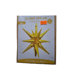 Globo foil estrella dorada (69CM)