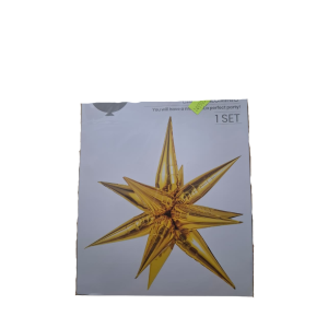 Globo foil estrella dorada (100CM)