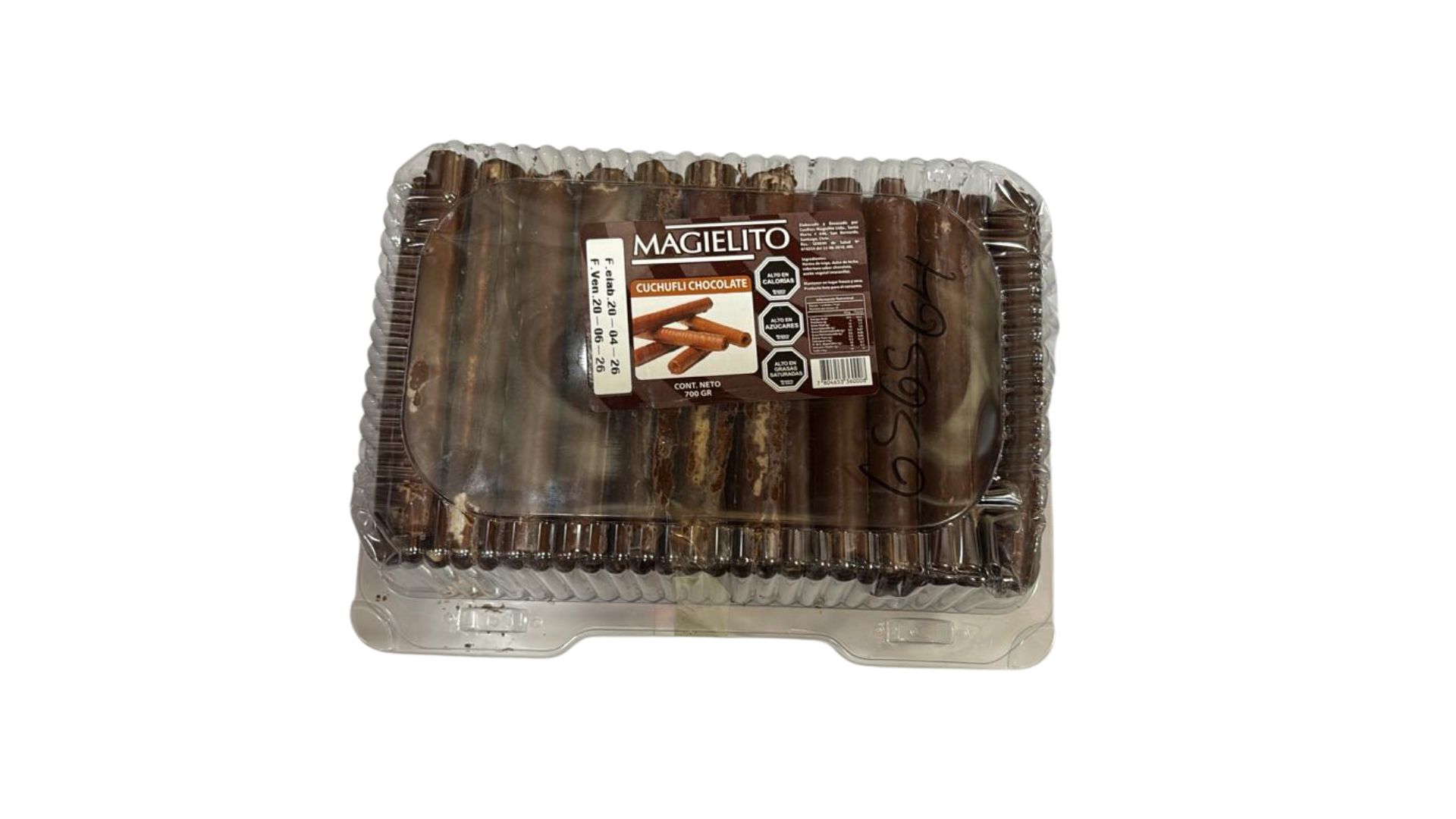 Cuchuflís artesanales chocolate (100 unidades)