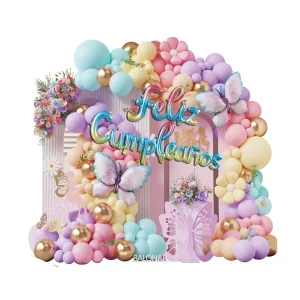 C Set Globos decoración colores surtido 67 pcs