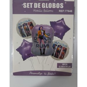 A Set globos guerreras  KPOP 5 PCS