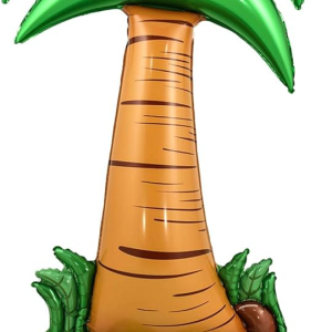 Globo foil palmera pedestal (70x123 CM)